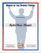 March of the Spooky Things Concert Band sheet music cover